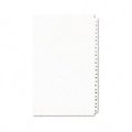 The Workstation Style Legal Side Tab Divider- Title: 1-25- 14 x 8 1/2- White- 1 Set TH182268